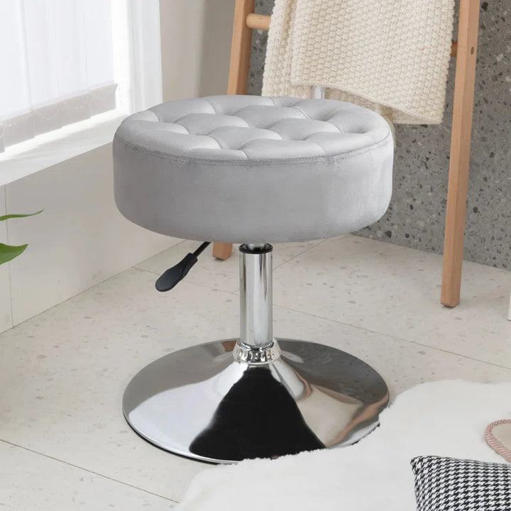 Iron Swivel Makeup Accent Stool