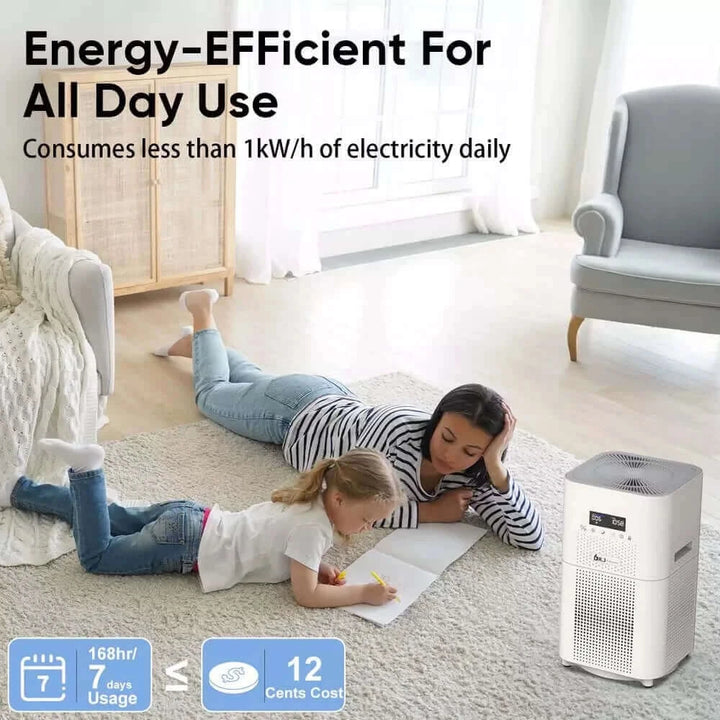 DR.J Professional Smart WiFi Air Purifier for Home Large Room