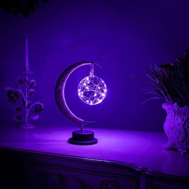 3D LED Moon Lamp Night Light: Bedside Lamp for Bedroom