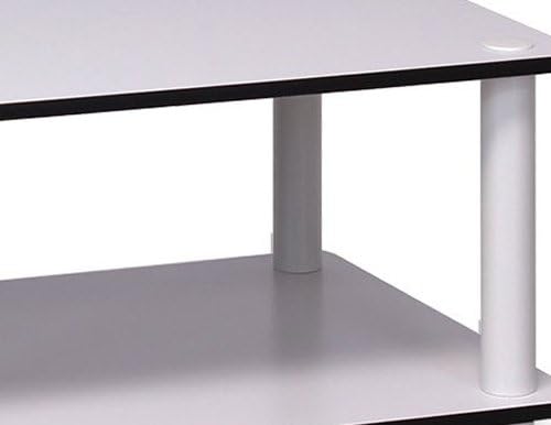 Furinno Wide TV Stand, White