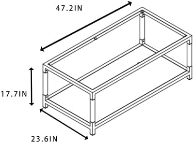 Silver Tempered Glass Coffee Table, Silver Metalclearrectangle