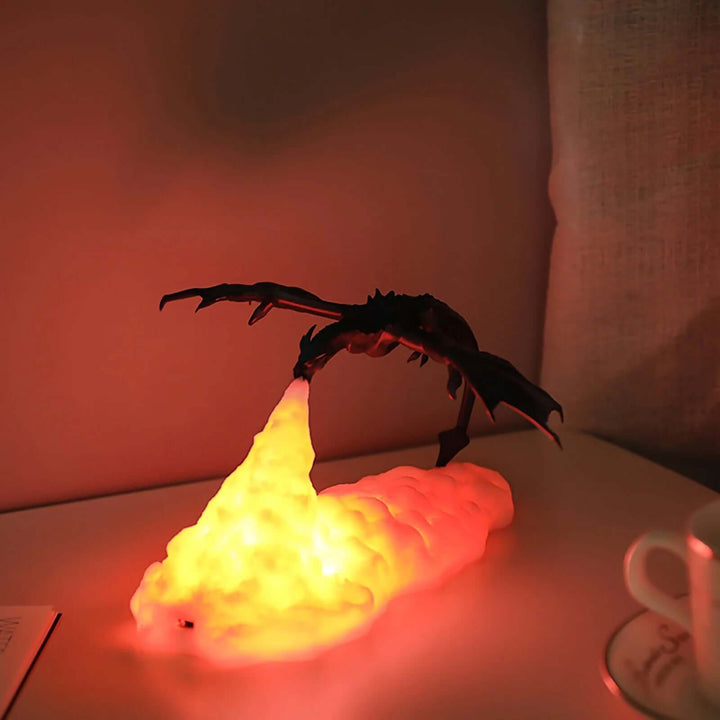 3D Printed USB Fire Dragon Night Light