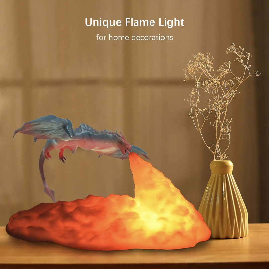 3D Printed USB Fire Dragon Night Light