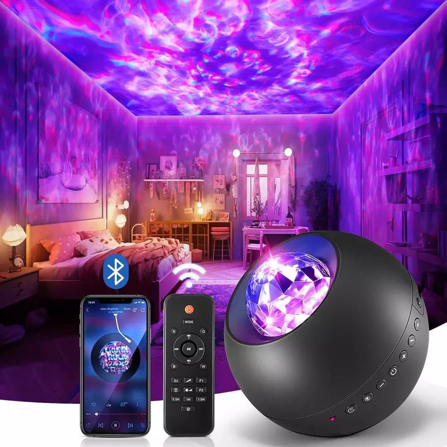 4 in 1 LED Galaxy Projector Light with 20 Lighting Effects