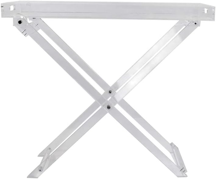 Acrylic Folding Tray Table - Elegant Design