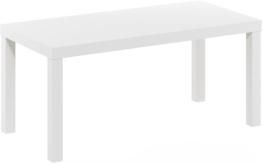 Furinno Classic Simple Coffee Table for Living Room, White