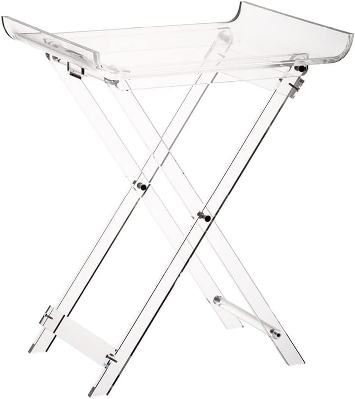 Acrylic Folding Tray Table - Elegant Design