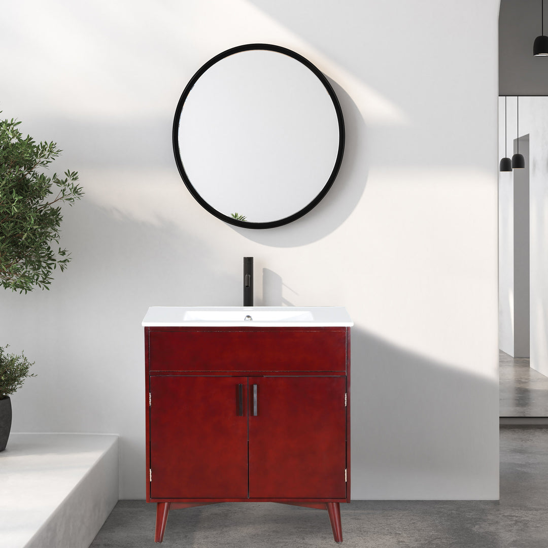 Bathroom Vanity Set with Sink and Storage Cabinet Combo