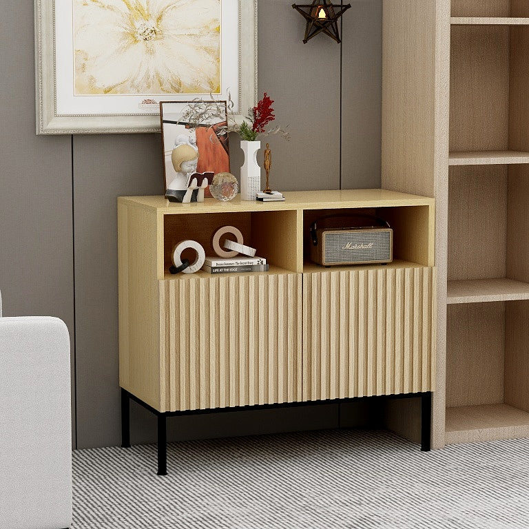 Modern Coffee Bar Corner Storage Cabinet