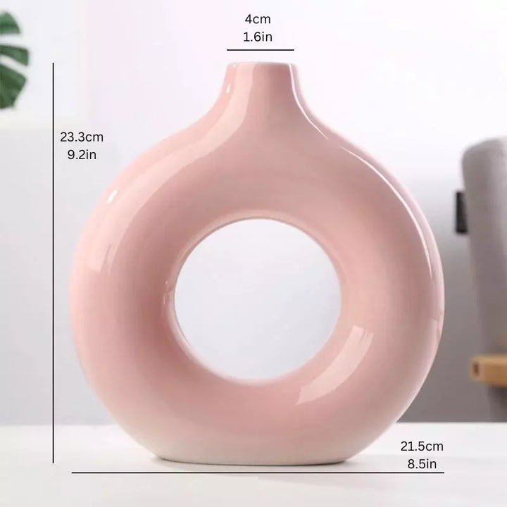 Hollow Nordic Vase: Elegant Flower Pot for Home and Office