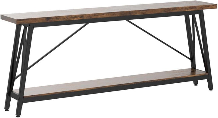 70.9" Industrial Entryway Console Table for Living Room