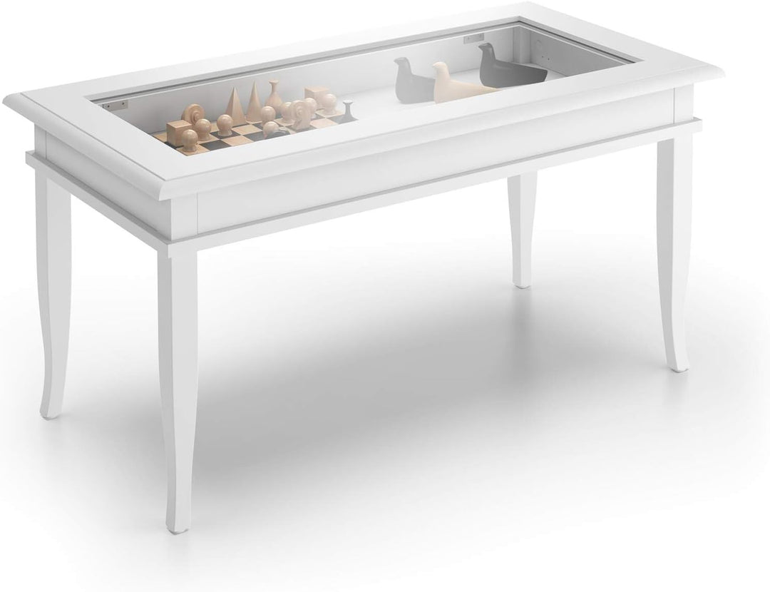 Classico Coffee Table, Matt White, Made in Italy