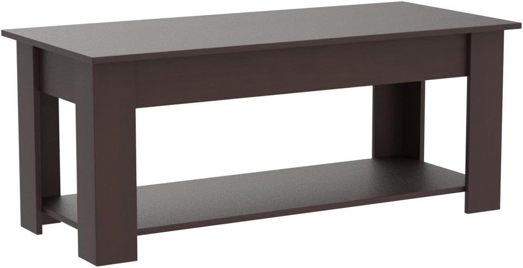 Lift Top Coffee Table with Storage, Espresso