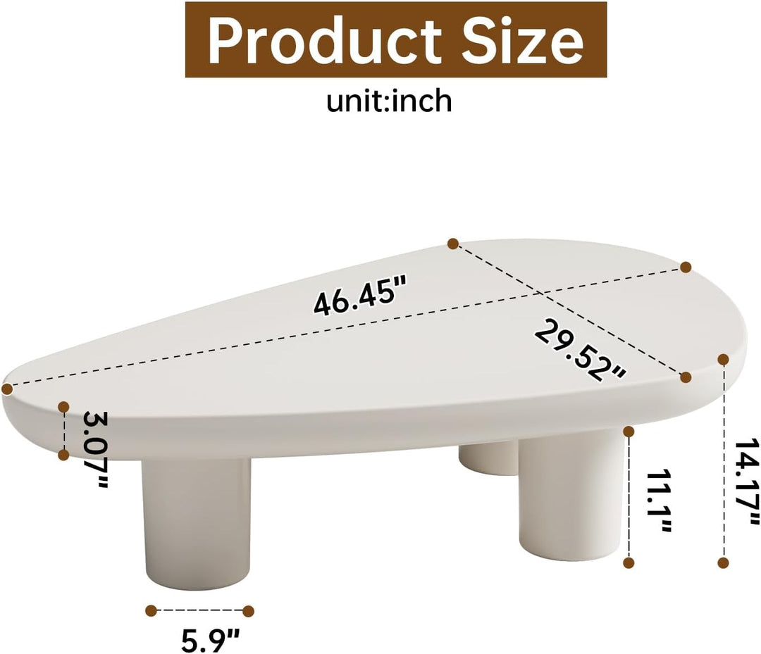 Stylish Coffee Table, White