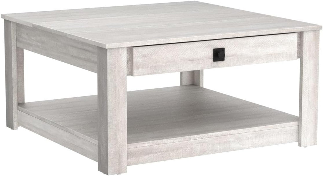 Galano Philia Modern Rectangular Coffee Table, Dusty Grey Oak