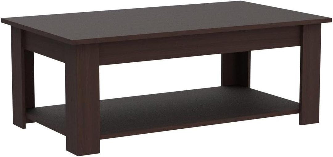 Lift Top Coffee Table with Storage, Espresso