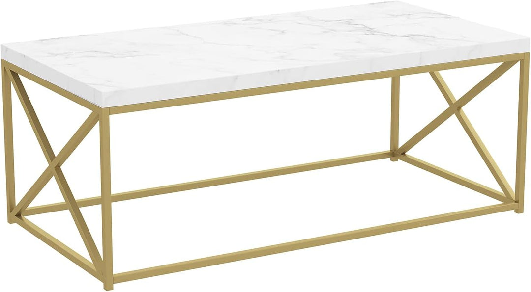 Safdie & Co. Marble Coffee Table