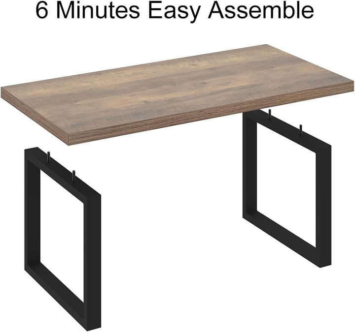 DIY Farmhouse Coffee Table, Rustic Oak Finish