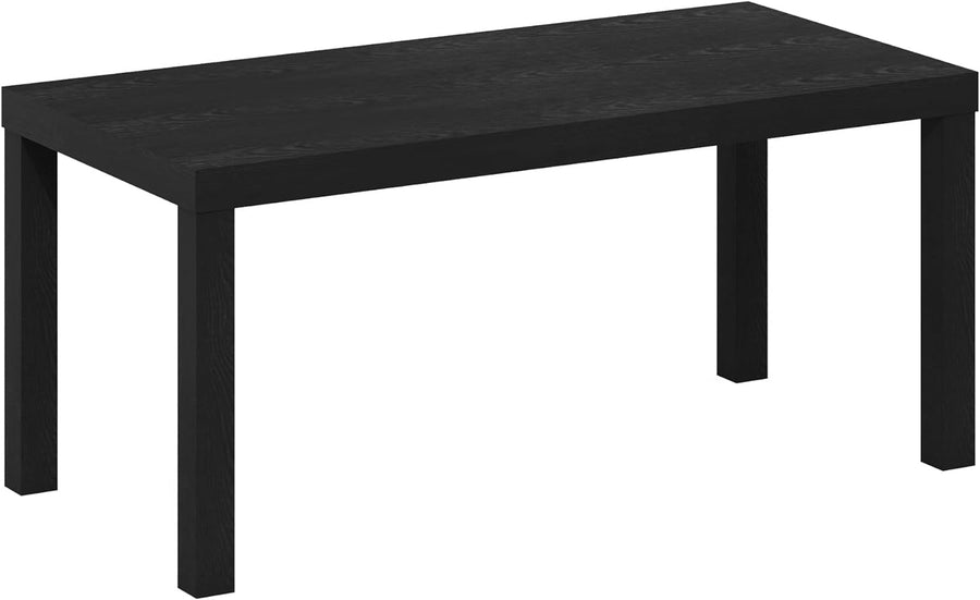 Furinno Classic Simple Coffee Table for Living Room, Black