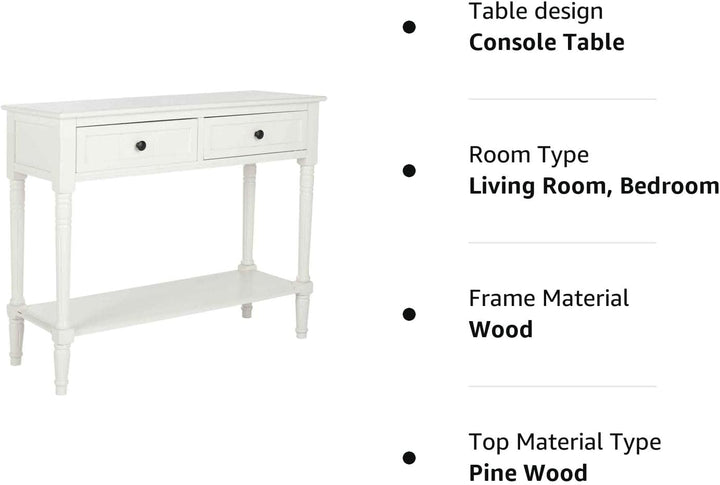 Samantha Distressed/Cream Console Table