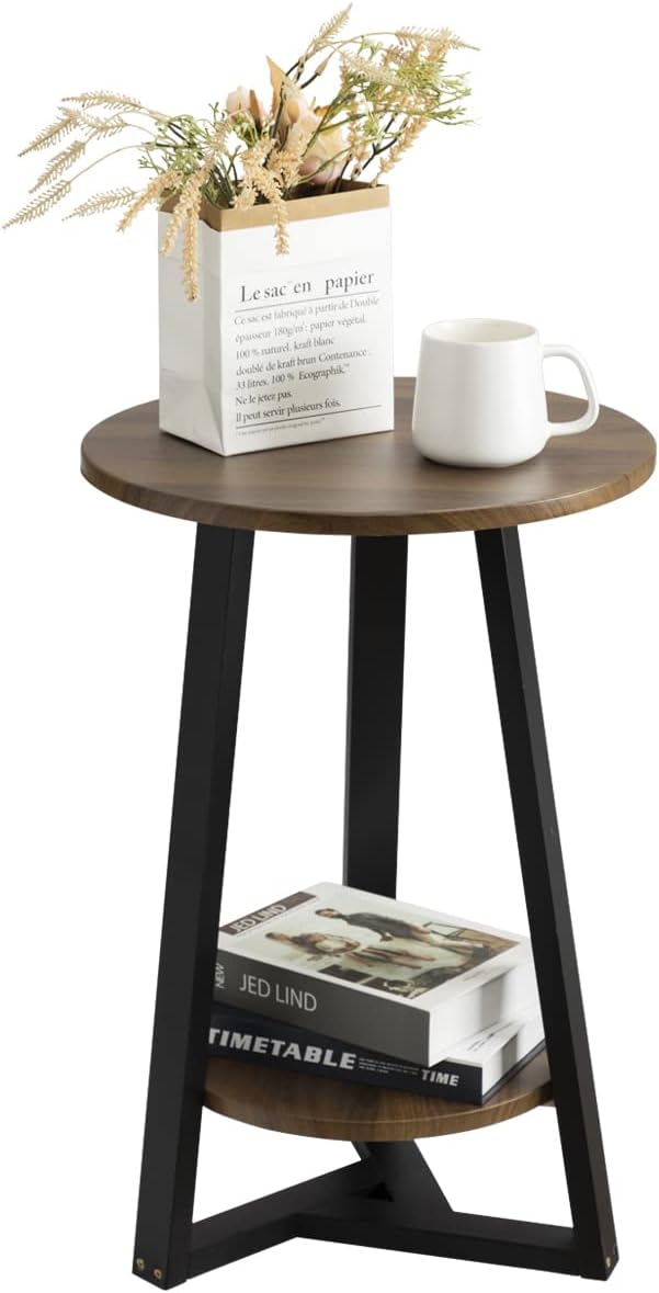 Small Side Table, Modern Home Decor Round Accent Table