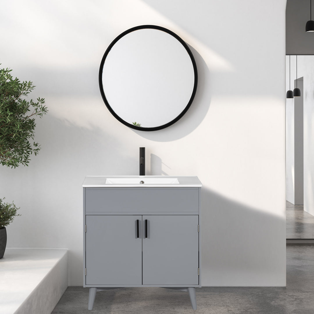 Bathroom Vanity Set with Sink and Storage Cabinet Combo