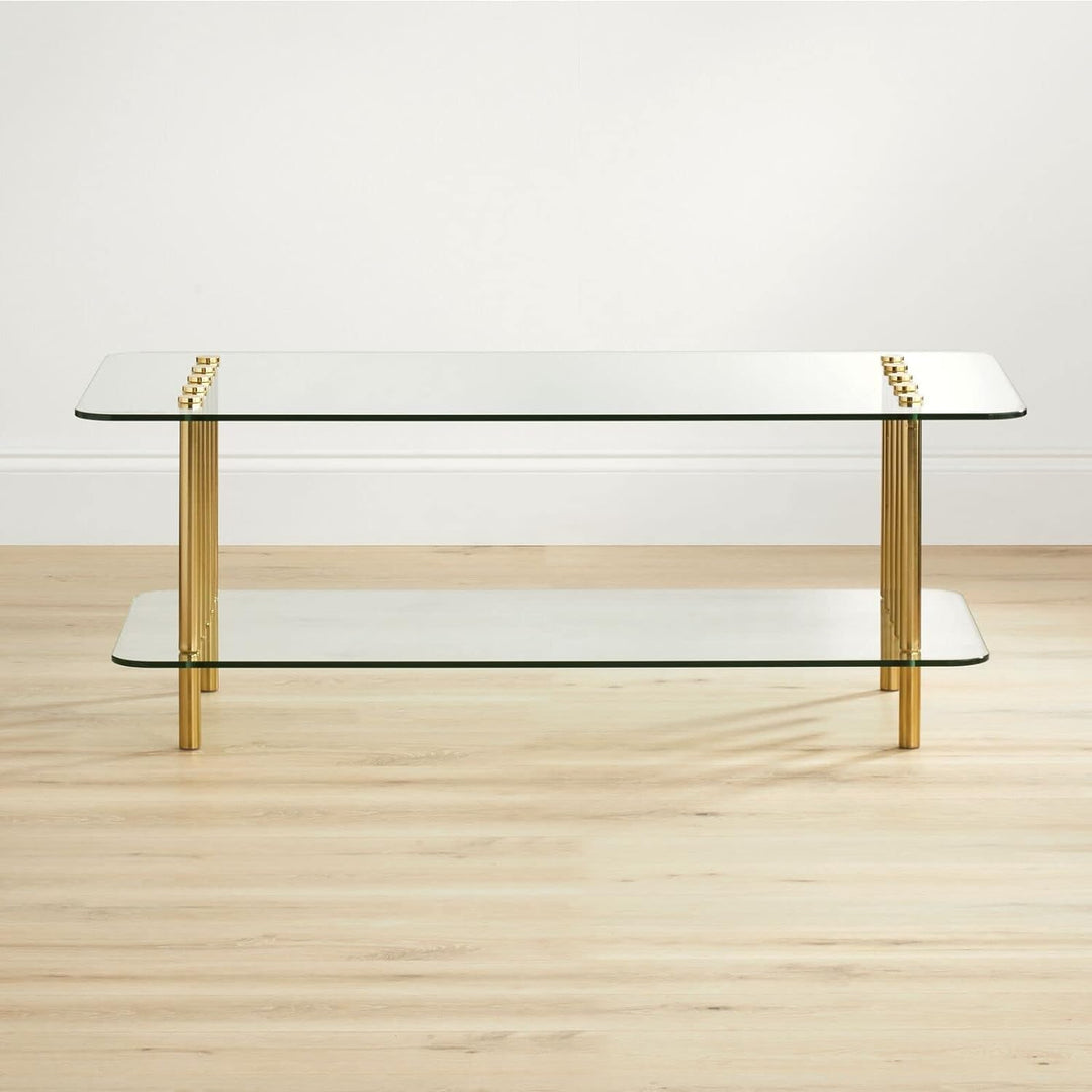 Glass Top Coffee Table - Modern Accent Furniture