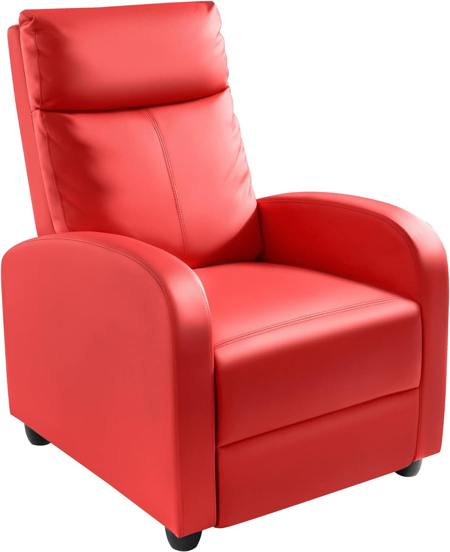 Recliner Chair PU Leather Recliners Home Theater