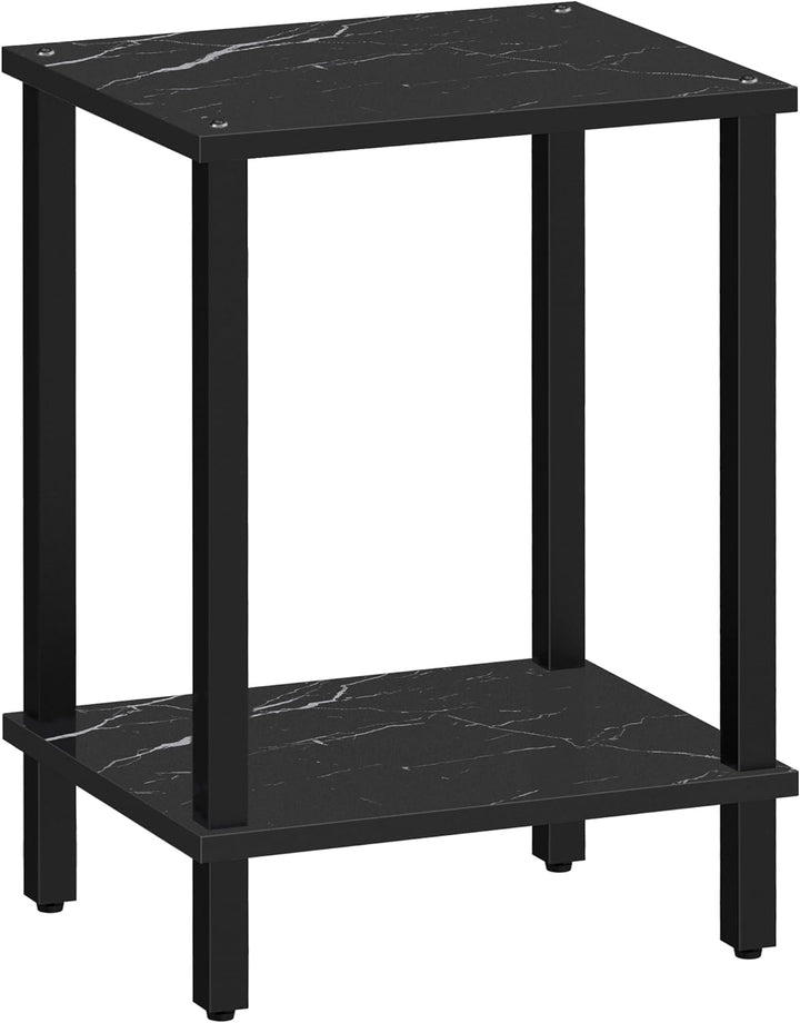 2-Tier Storage Shelf Sofa Table Small Space