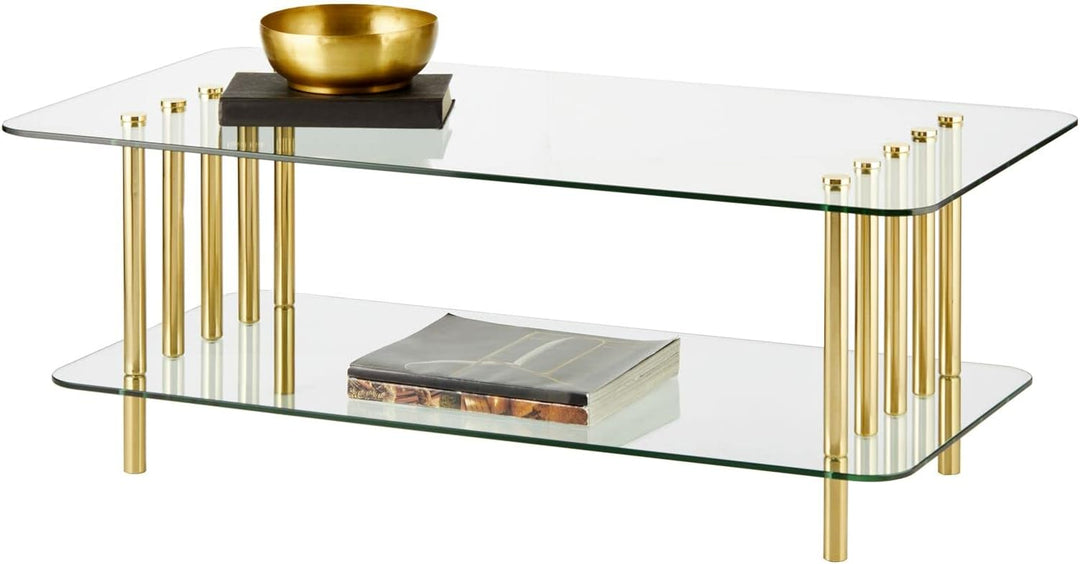 Glass Top Coffee Table - Modern Accent Furniture