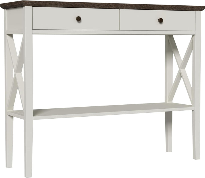 Framhouse Console Table Narrow Wood Accent