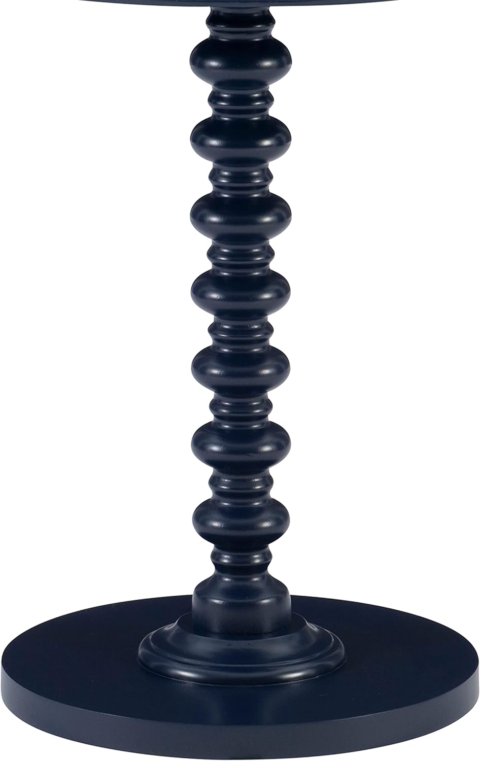 Navy Blue Tarkin Round Pedestal Side Table