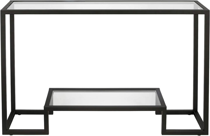 Rectangular Console Table in Blackened Bronze