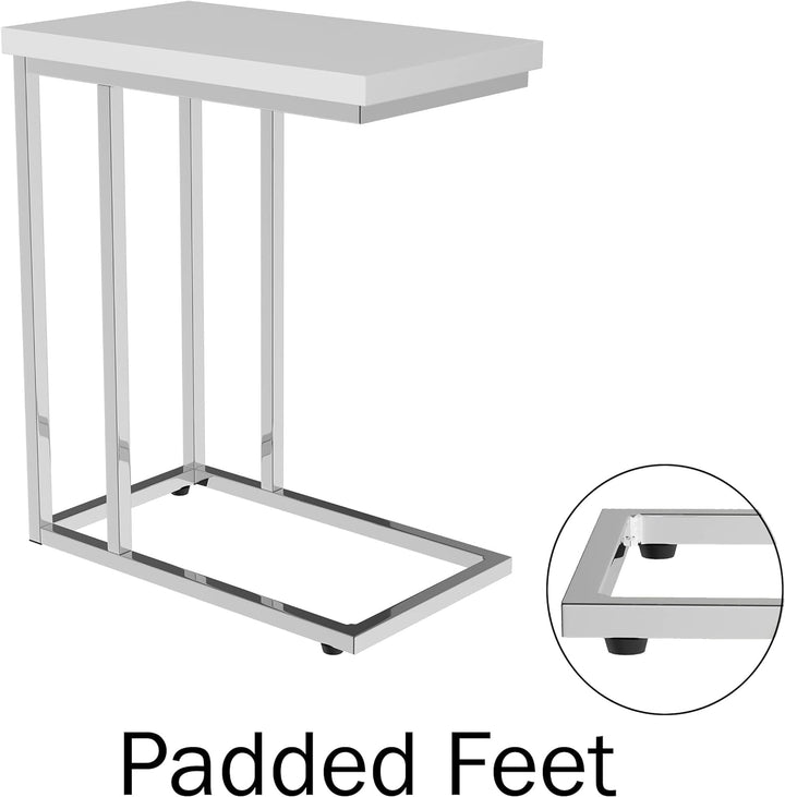 C-Shaped Sofa Side Table - Modern End Table