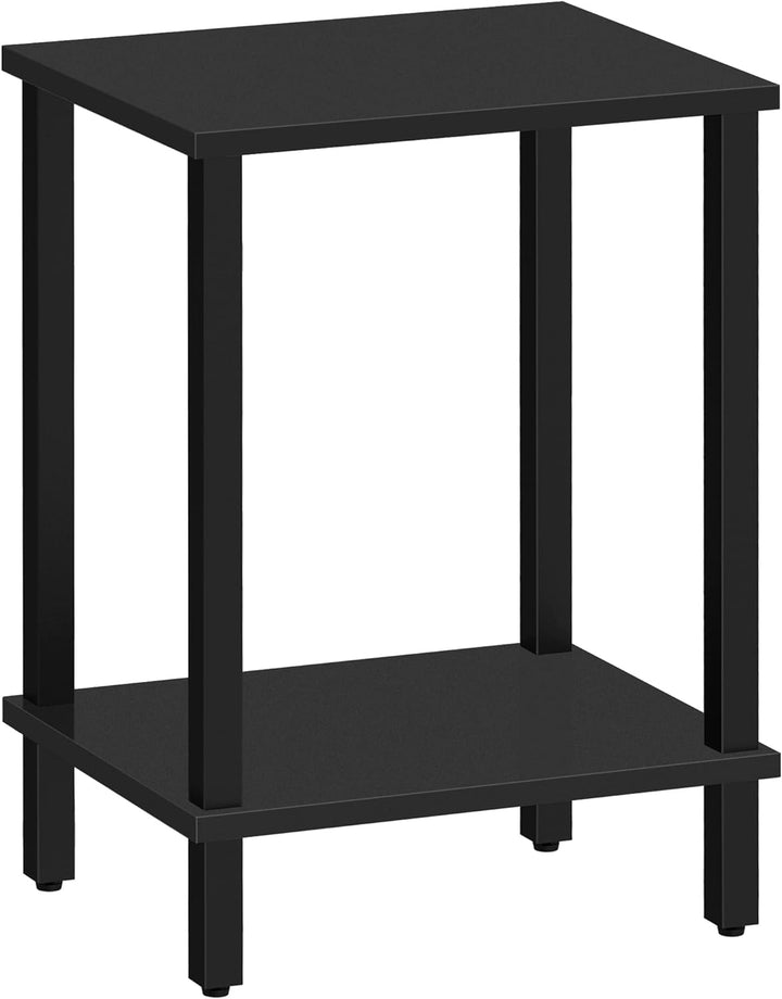 2-Tier Storage Shelf Sofa Table Small Space