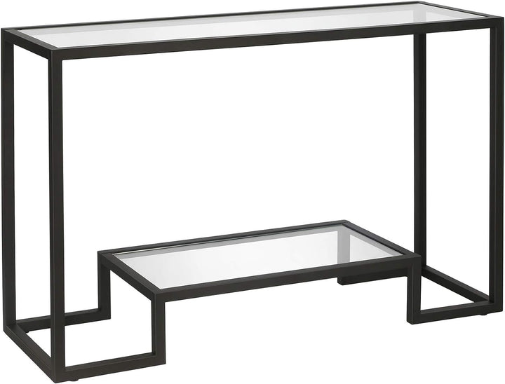 Rectangular Console Table in Blackened Bronze