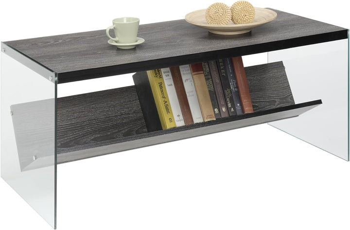 Convenience Concepts SoHo Coffee Table, Weathered Gray