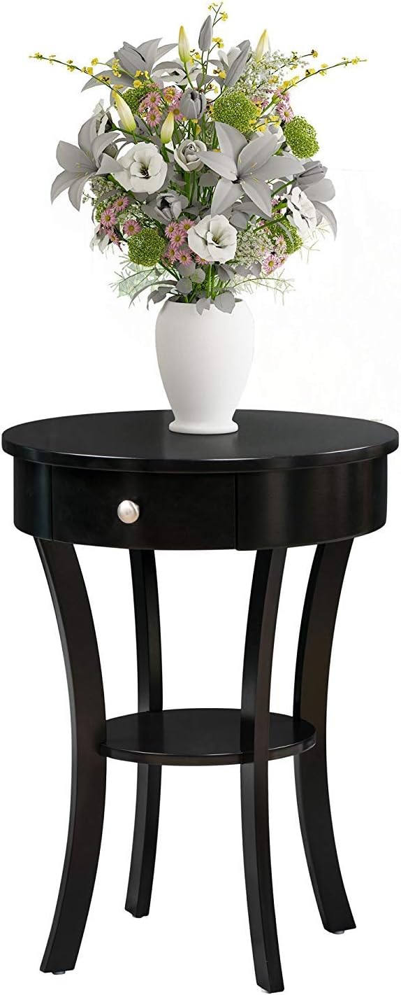 Classic Accents Schaffer End Table, Black