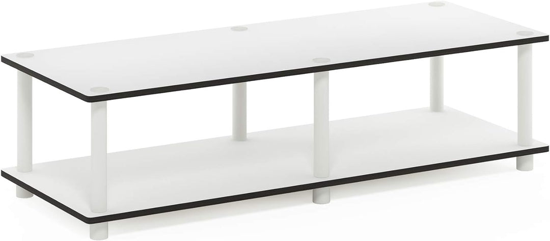 Furinno TV Stand, Plain White