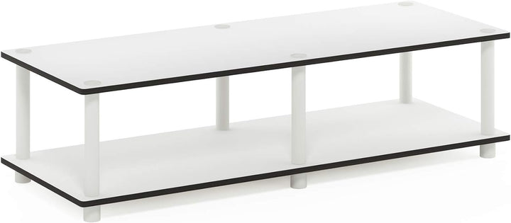 Furinno TV Stand, Plain White