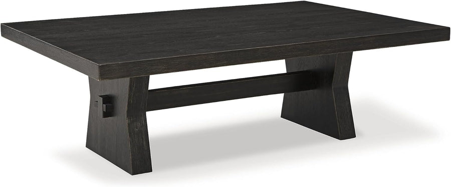 Galliden Rectangular Coffee Table, Black