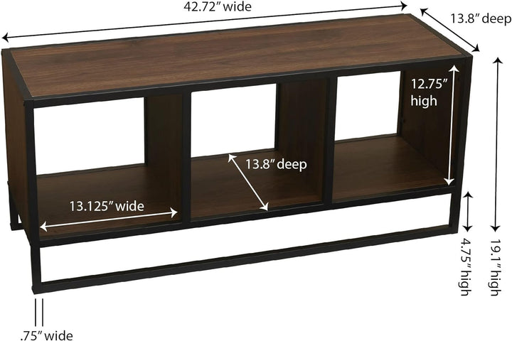 Walnut TV Stand for Living Room