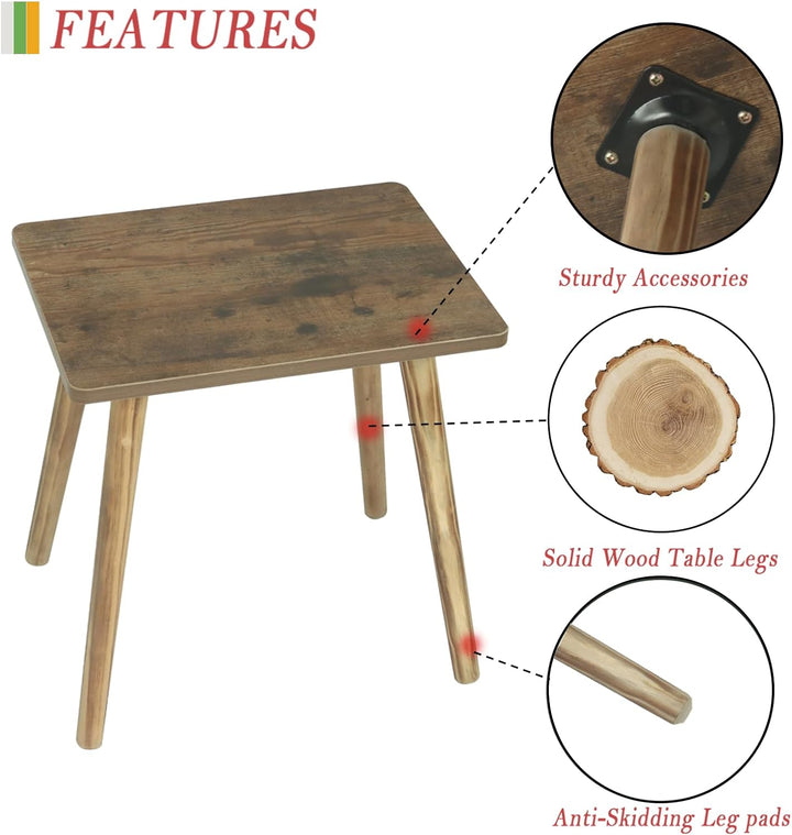 Side Table, Modern Accent Table for Small Spaces