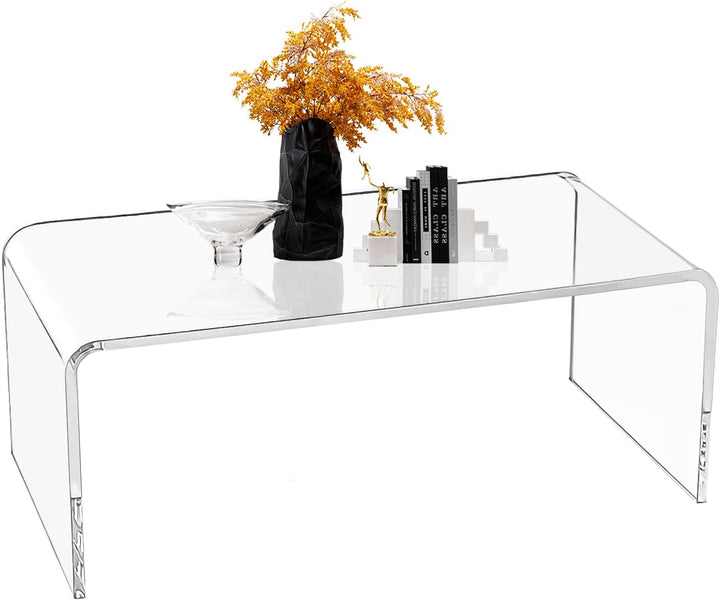 Acrylic Coffee Table, Clear Modern Design