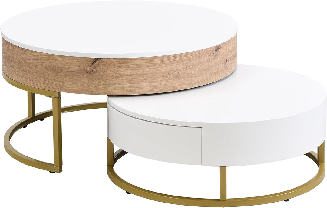 50 Best Coffee Tables for Small Spaces, White Natural