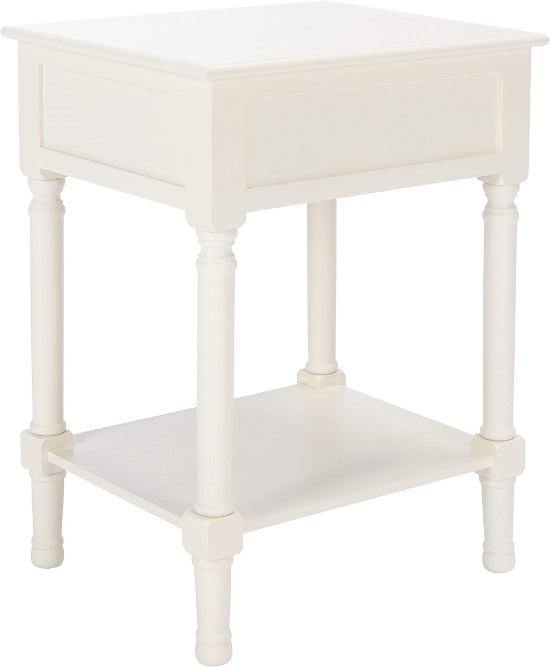 Haines White 1-Drawer Accent Table ACC5720D