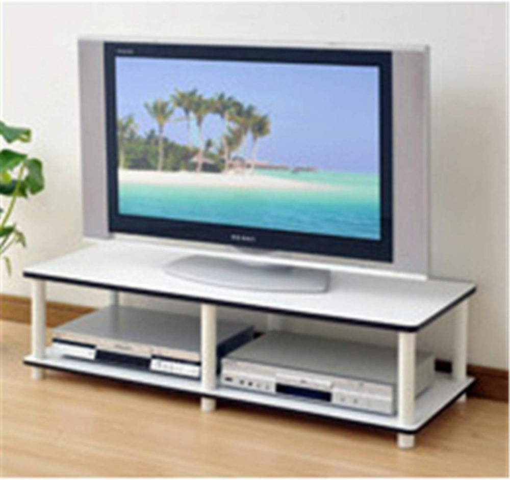 Furinno Wide Light Cherry TV Stand