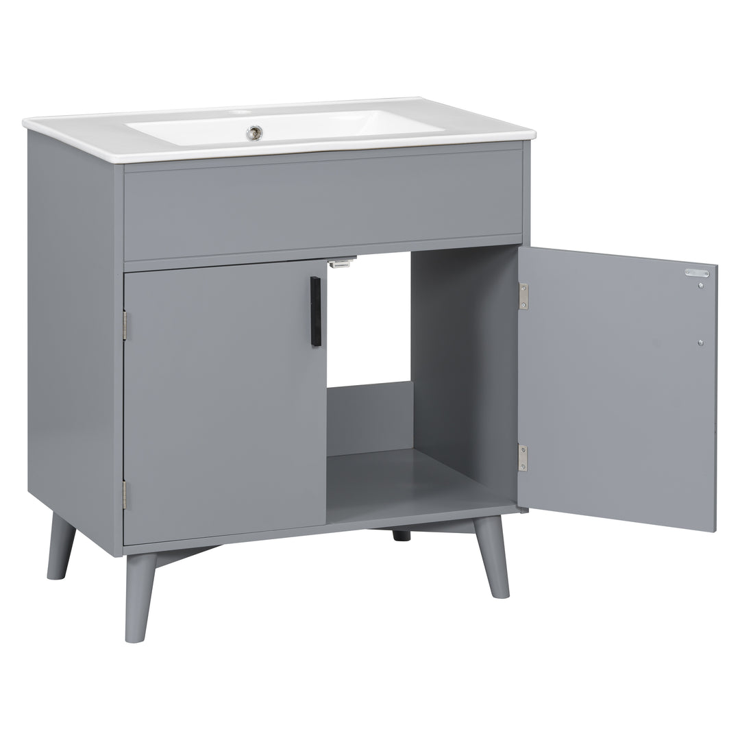 Bathroom Vanity Set with Sink and Storage Cabinet Combo