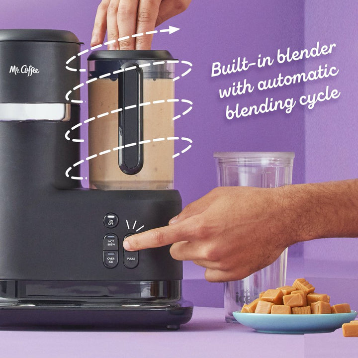 Single Serve Frappe and Iced Coffee Maker with Blender