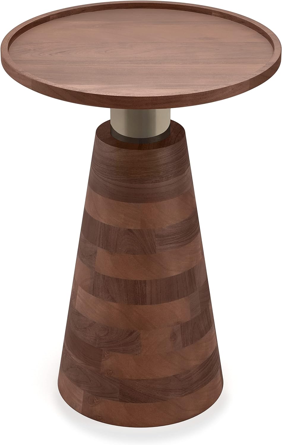 Kramer 16" Metal Side Table Cognac Bedroom